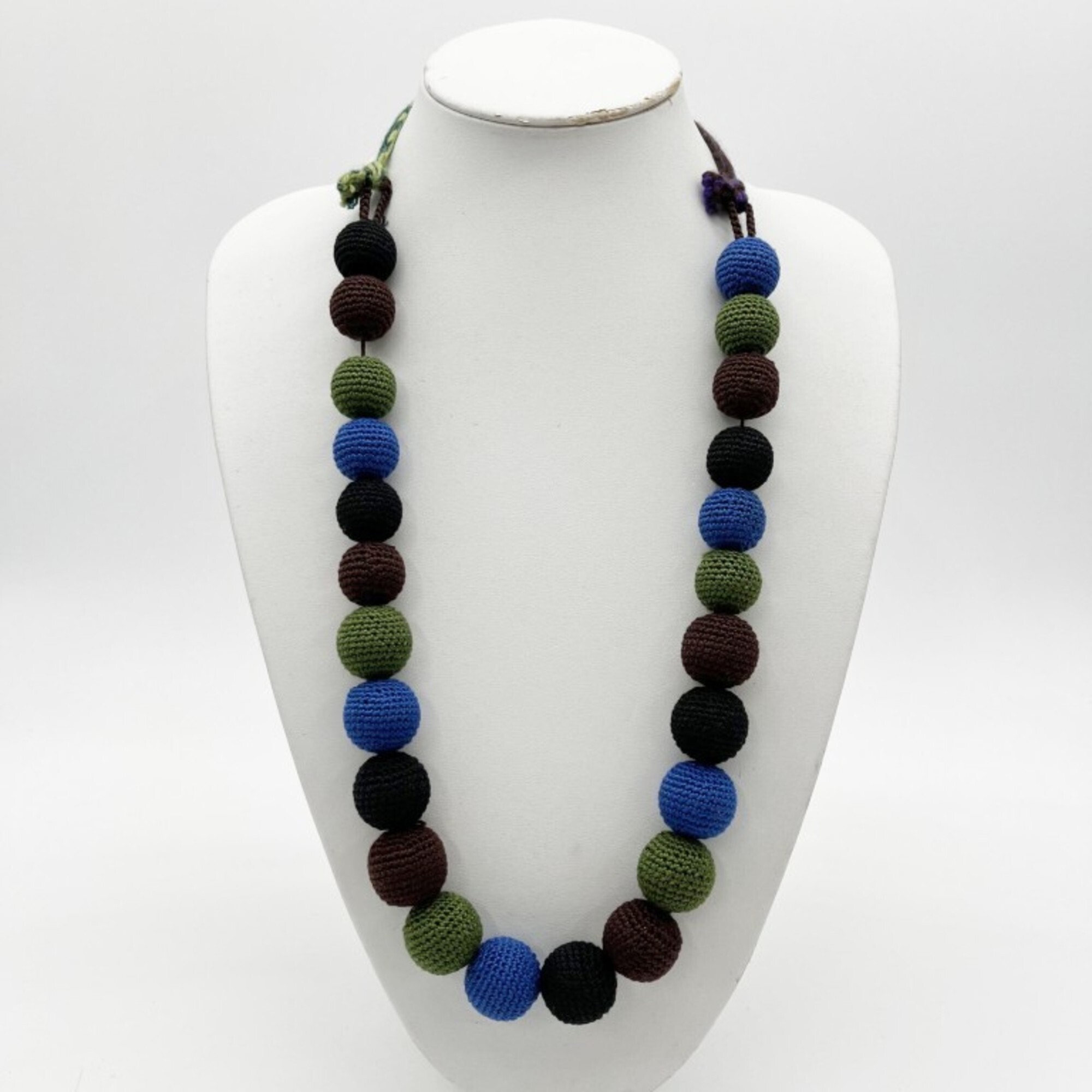 Prada Prada Necklace P7133 Multicolor Cotton Women's